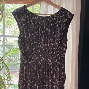 Boden Leopard print party dress